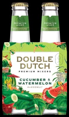 Double Dutch Cucumber & Watermelon Multipack 4x200ml