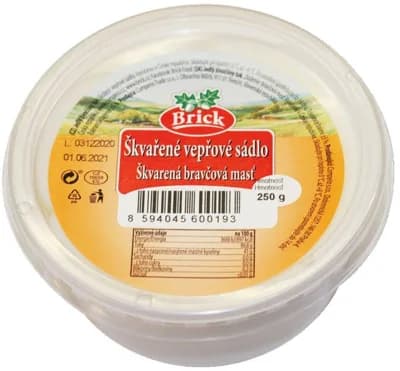 Brick Škvařené vepřové sádlo