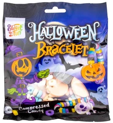 Sweet & Fun Halloween bracelet – náramky z hroznového cukru