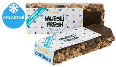 Muesli Fresh tyčinka borůvka-banán (1 kus)