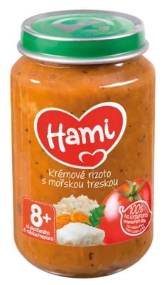 Hami Příkrm krémové rizoto s mořskou treskou