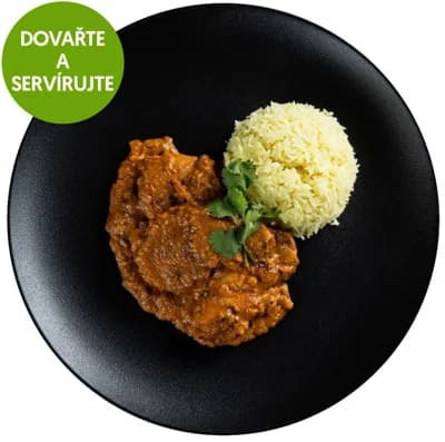 Kuřecí tikka masala, šafránová rýže od Mahavira Kanswala