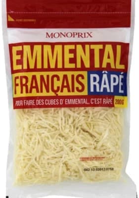 Monoprix Strouhaný Francouzský Emmental