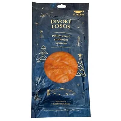 Losos pacifický uzený plátky chlaz. 200 g