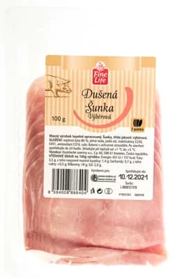 Fine Life Šunka výběrová dušená (80% masa)