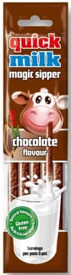 Quick Milk Čokoládová brčka do mléka