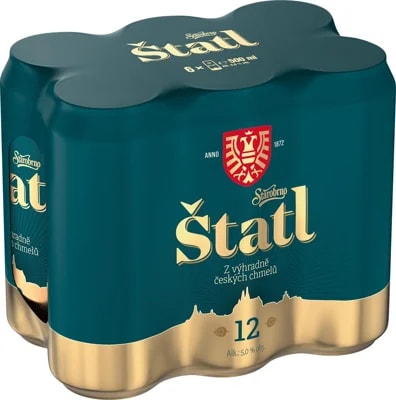 Starobrno Štatl 12 plech 6×500 ml