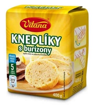 Vitana Knedlíky s burizony těsto
