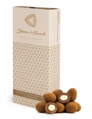 Steiner & Kovarik Mandle v mléčné čokoládě a skořici