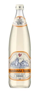 Vratislavická kyselka perlivá s příchutí pomeranče