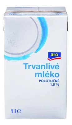 ARO Mléko polotučné 1,5%, trvanlivé