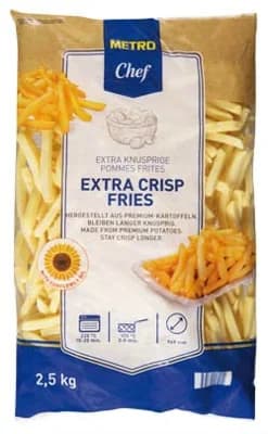 METRO Chef Hranolky Extra Crisp 9 x 9 mm mraž. 2,