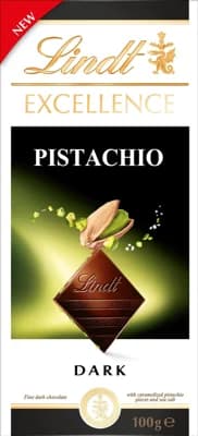 Lindt Čokoláda EXCELLENCE Hořká s karamelizovanými pistáciemi