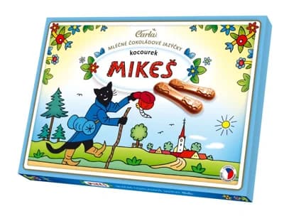 Carla Čokoládové jazýčky mléčné