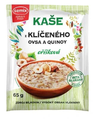 Semix Kaše z klíčeného ovsa a quinoy-oříšek BZL