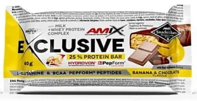 Amix Nutrition Amix Exclusive Protein Bar - banán/čokoláda