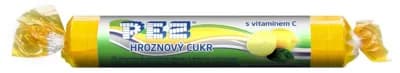 Pez Hroznový cukr s vitamínem C, s citrónovou příchutí