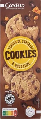Casino Čokoládové cookies s nugátem