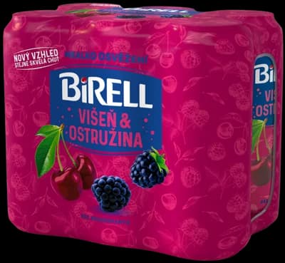 Birell Višeň a Ostružina 6x0,5l