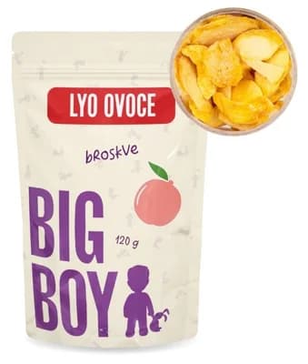 BIG BOY® Broskve plátky sušené mrazem