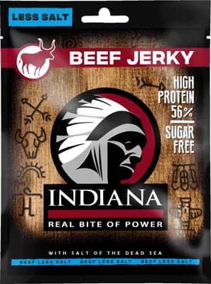 INDIANA Jerky LESS SALT - sušené hovězí maso