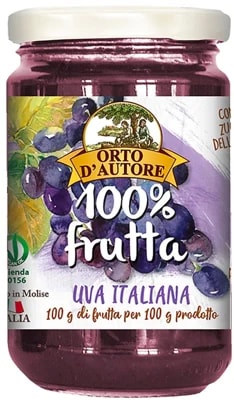 Orto d´Autore 100% ovocná pomazánka z italských hroznů