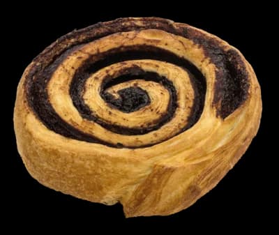 Šnek s kakaovou náplní