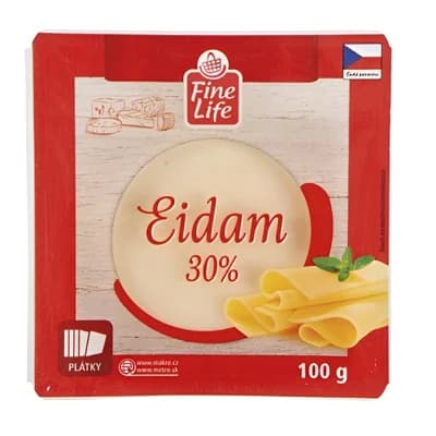 Fine Life Eidam plátky 30%
