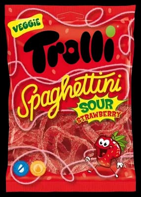 Trolli Spaghettini jahoda