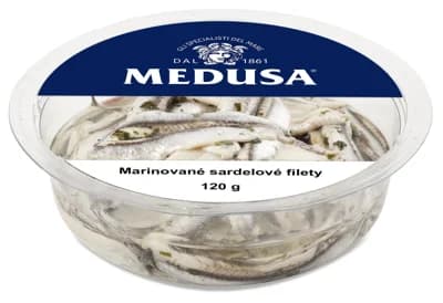 Medusa Marinované sardelové filety