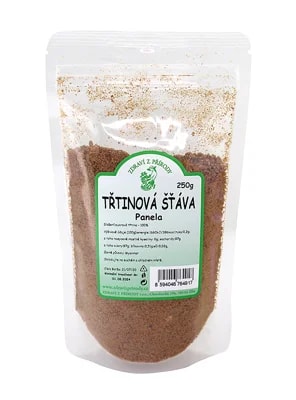 Zdraví z přírody Třtinová šťáva Panela