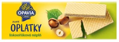 Opavia Zlaté Oplatky lískooříšková náplň