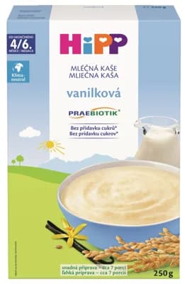HiPP Mléčná kaše PRAEBIOTIK® vanilková