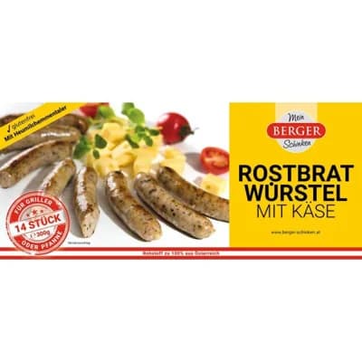 Berger Original Rostbratwürstel s ementálem