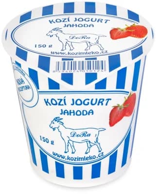 Biofarma DoRa Kozí jogurt ochucený jahodou