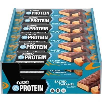 CORNY Protein 30 % slaný karamel 18 x