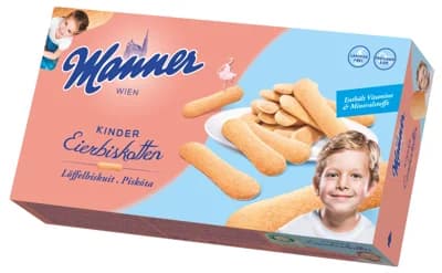 Manner Kinder Eierbiskotten dětské piškoty