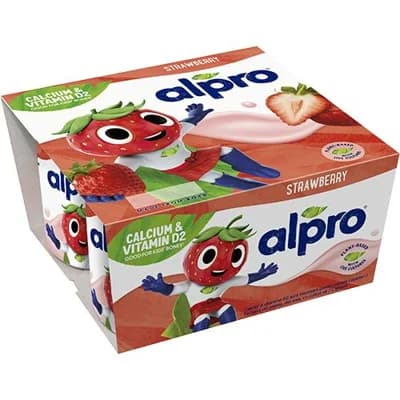 Alpro Kids jahoda 4x115g