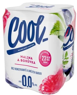 Cool Malina & borůvka nealkoholický 4×0,5 l