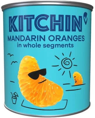 Kitchin Mandarinky v mírně sladkém nálevu, loupané