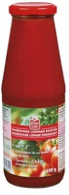 Fine Life Rajčata pasírovaná loupaná, sklo