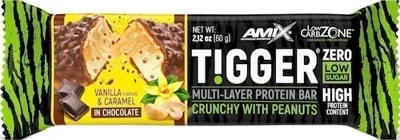 Amix Nutrition Amix Tigger Zero bar - Vanilka/karamel