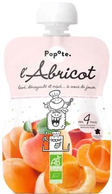 Popote BIO Kapsička meruňka