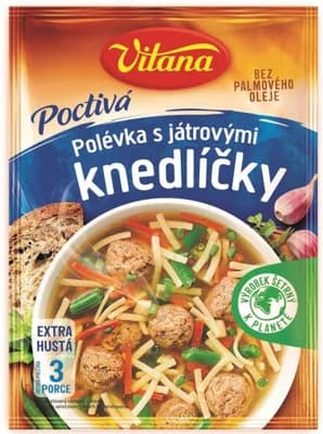 Vitana Poctivá polévka s játrovými knedlíčky