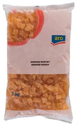 ARO Ananas proslazený kostky