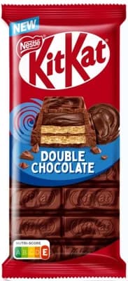 KitKat Tabulka Double chocolate s mléčnou a hořkou čokoládou