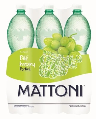 Mattoni s příchutí bílé hrozny 6×1,5 l