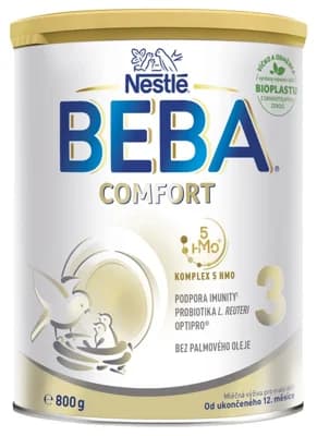 BEBA COMFORT 3, 5 HMO, mléko pro malé děti,