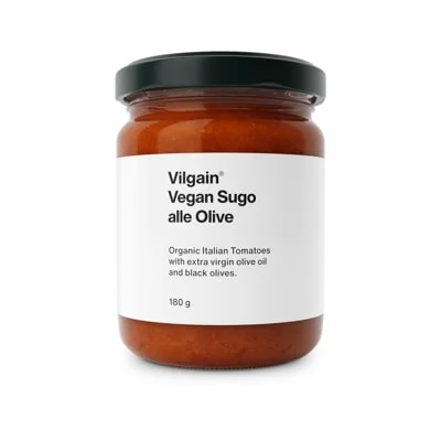 Vilgain Vegan Sugo BIO – s černými olivami