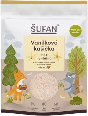 Šufan BIO Vanilková kašička nemléčná